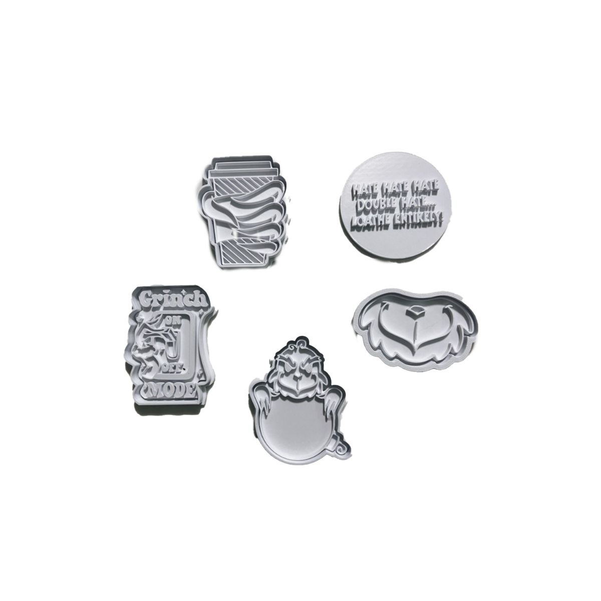 GENERICO - Cortadores de Galletas - Grinch Pack 6