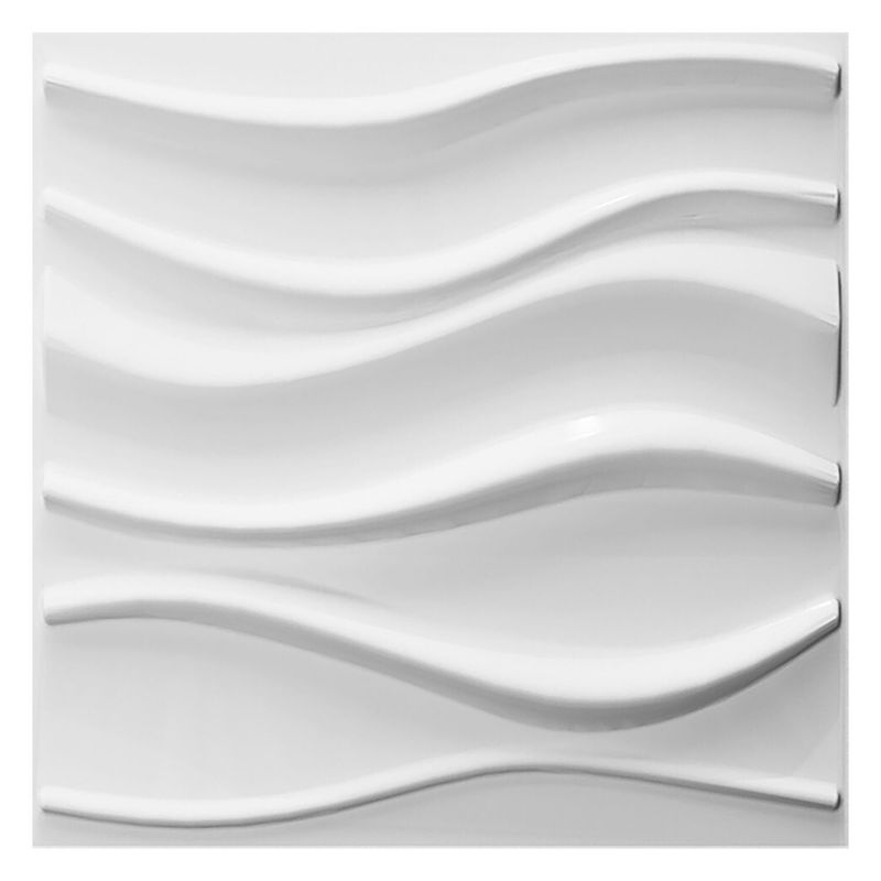 FOKUS HOME - Panel 3D Lake - Caja Con 24 Paneles -50X50Cm - 6M2