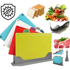 GENERICO - Ablas Para Picar Con Base Y Colores Indicadores 4 Piezas