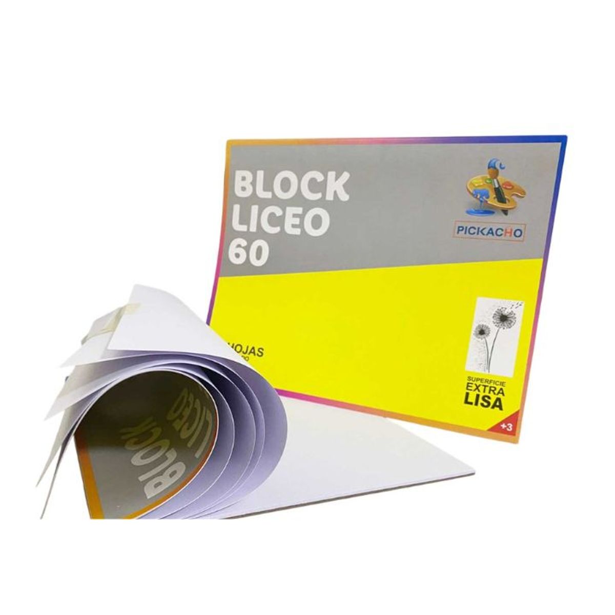 GENERICO - Block Liceo 60 Papel Hilado 20Hojas de 21x26cm 100g aprox.