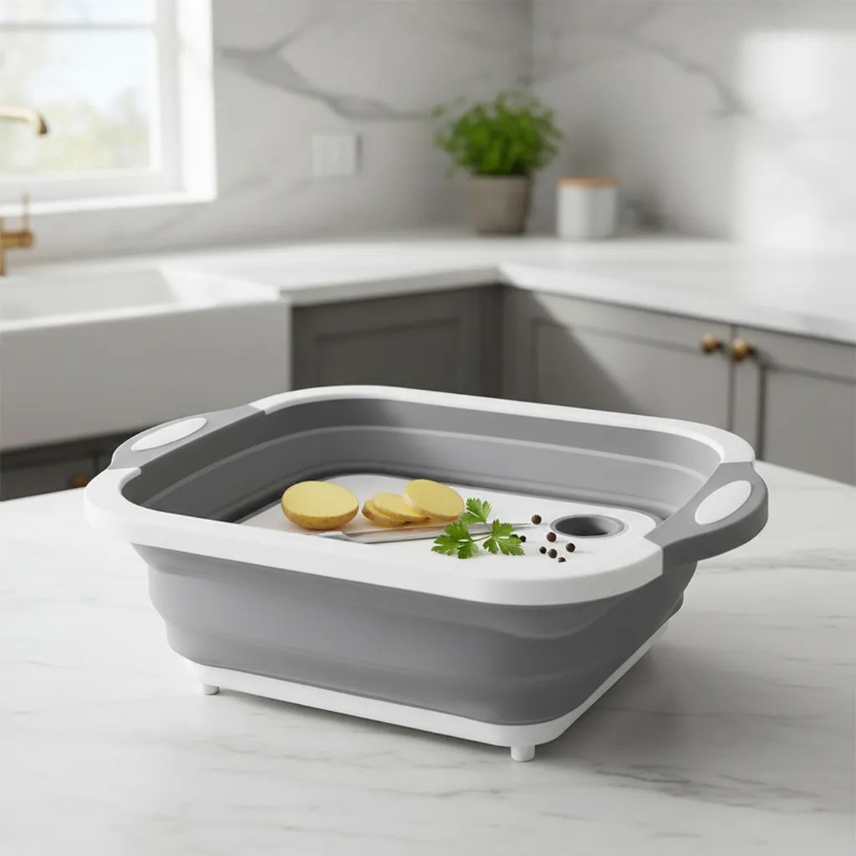 GENERICO - Tabla De Picar Plastica Tabla Para Cortar Multiusos Cocina