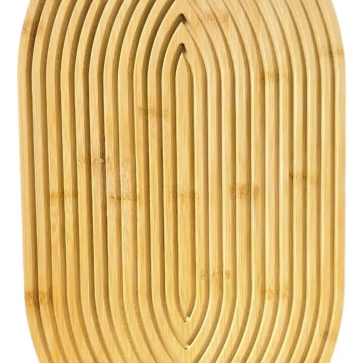 GENERICO - Tabla Decorativa Bandeja De Madera Diseño Geometrico