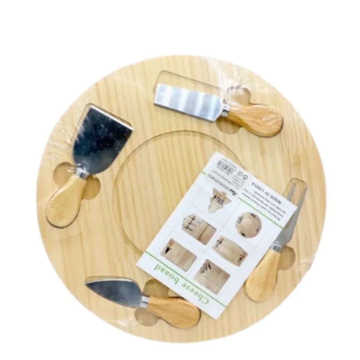 GENERICO - Tabla Para Picoteo Cortar Más Accesorios Marrón