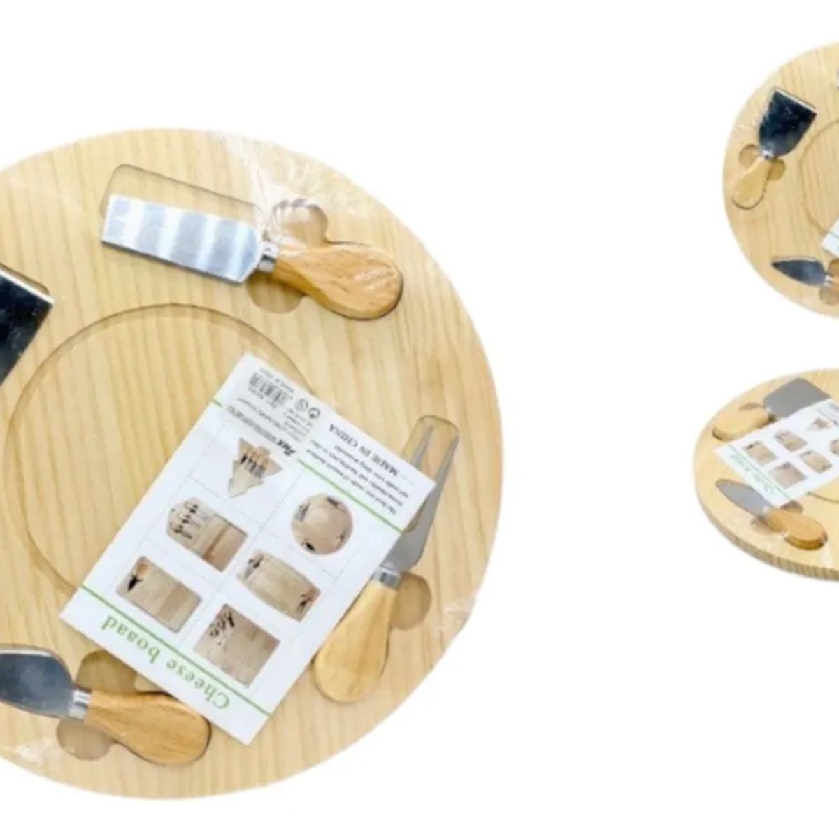 GENERICO - Tabla Para Picoteo Cortar Más Accesorios Marrón