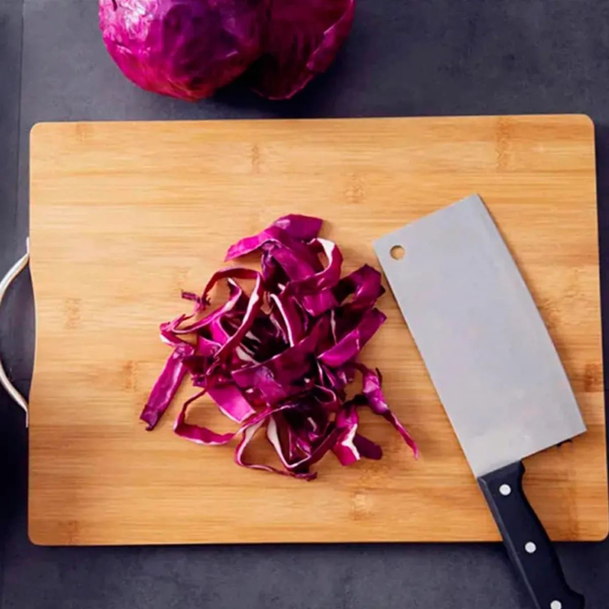 GENERICO - Tabla De Cortar Con Mango Para Barbacoa De Cocina De 20x30cm