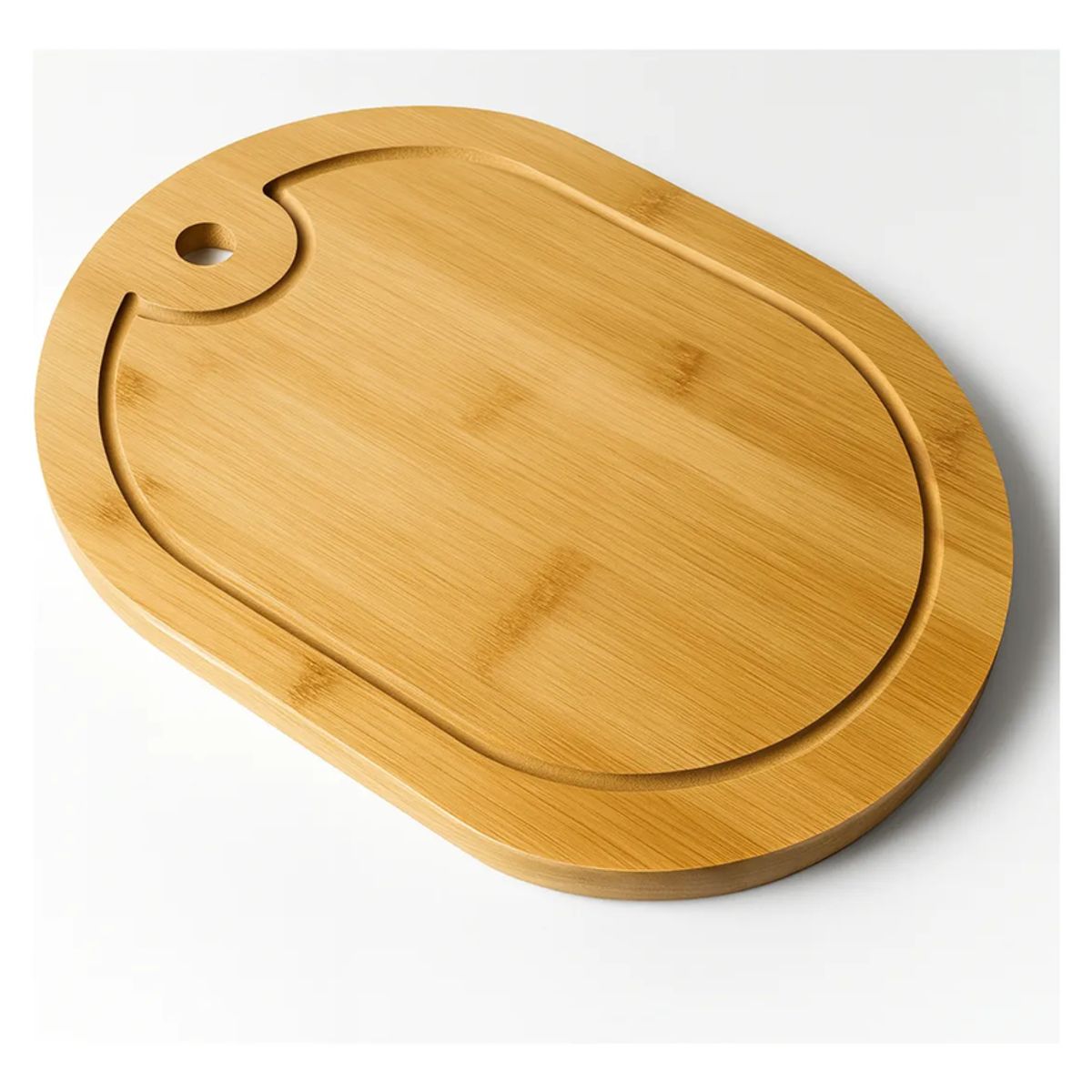 GENERICO - Tabla Bandeja Para Picar Cortar Picoteo De Madera Ovalada
