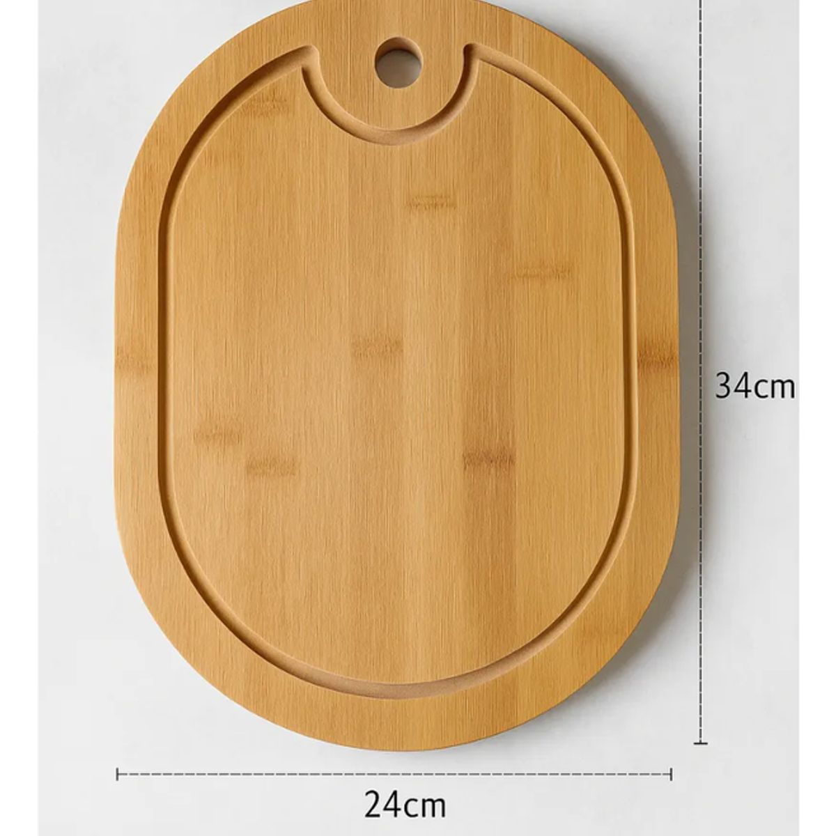 GENERICO - Tabla Bandeja Para Picar Cortar Picoteo De Madera Ovalada