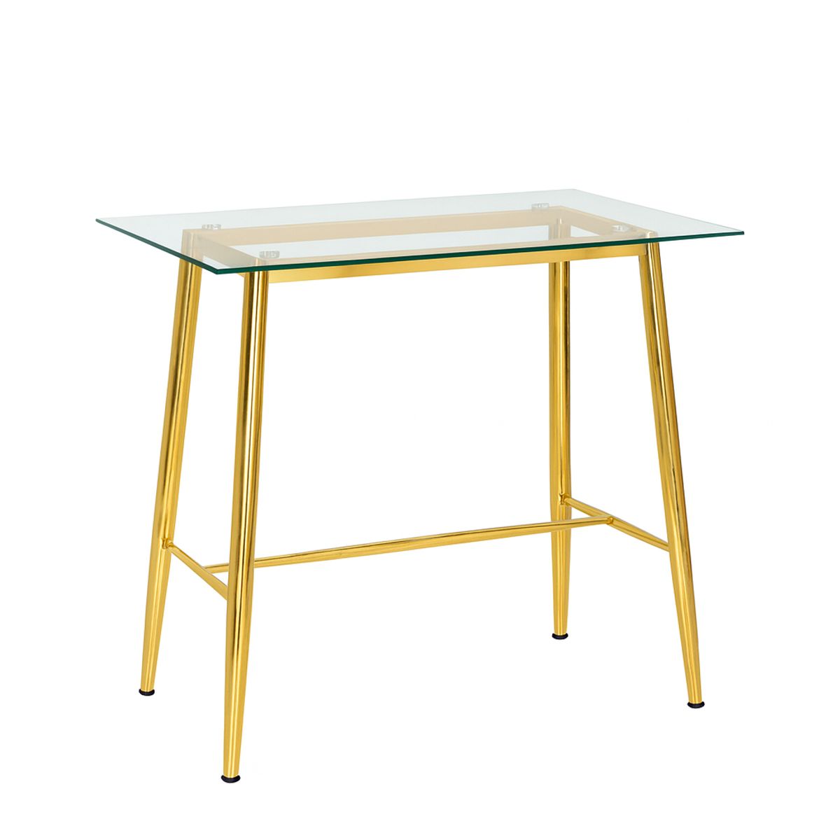 HABITA2 CHILE - MESA DE BAR ATLAS VIDRIO GOLD