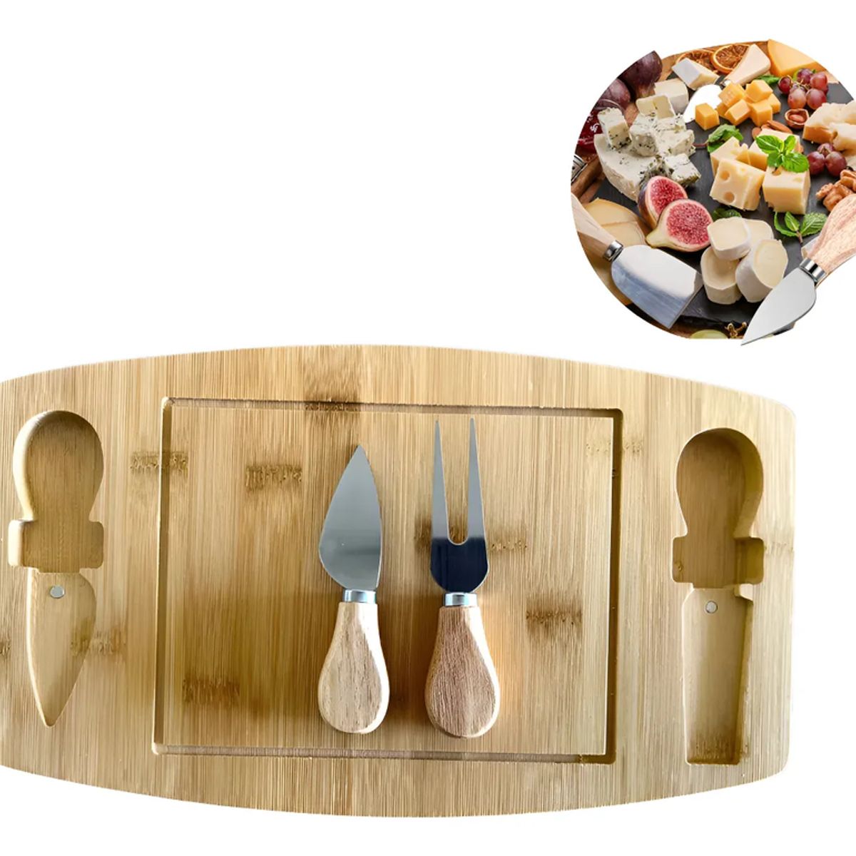 GENERICO - Tabla De Quesos Para Decorar Mesa De Fiesta Picoteo