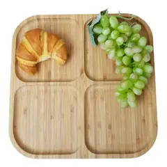 GENERICO - Tabla Bambú Para Aperitivos Picoteo Picnic