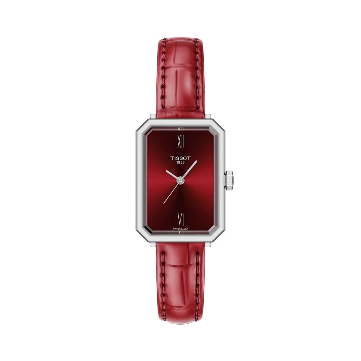 TISSOT - Reloj Tissot SRV Cuero Burdeo