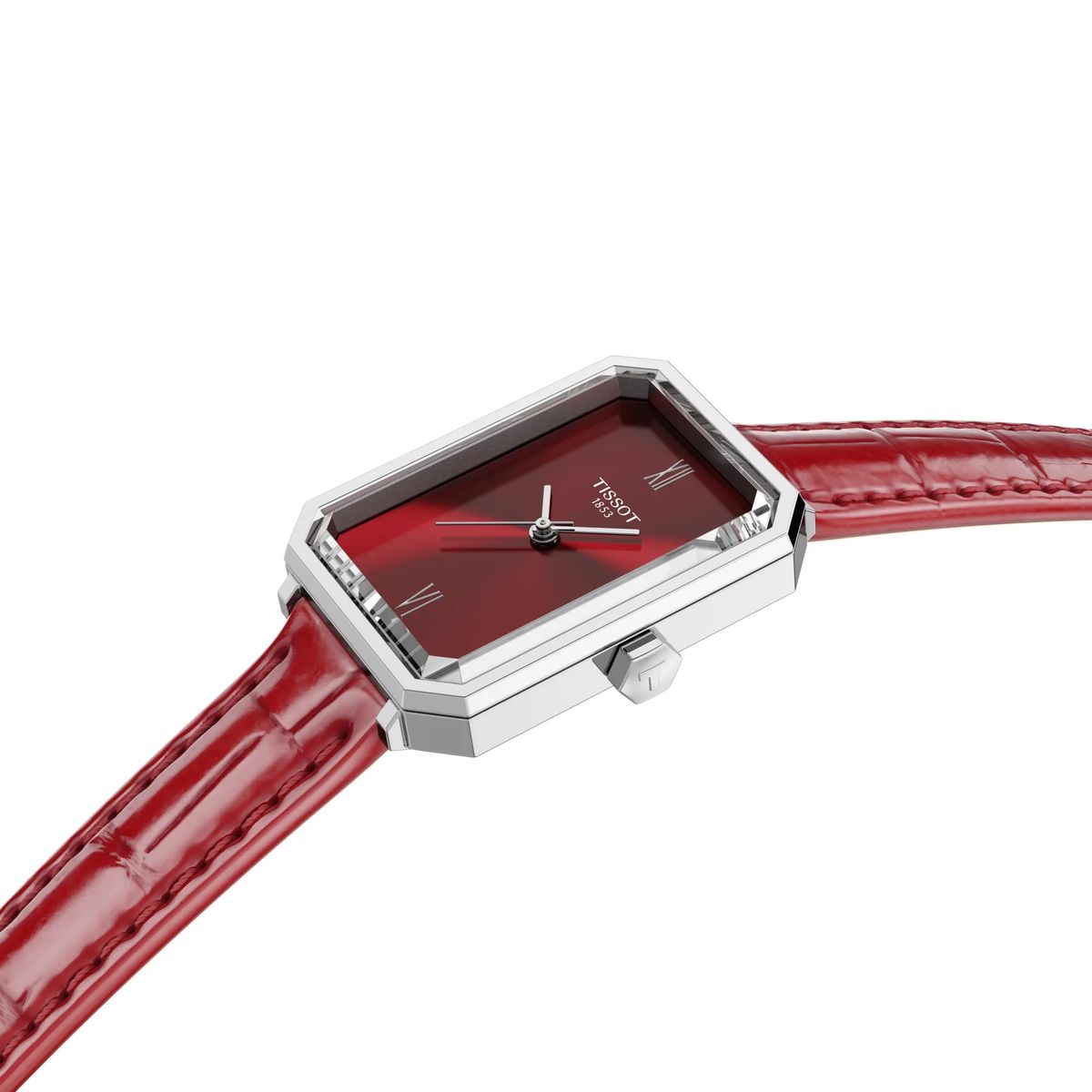 TISSOT - Reloj Tissot SRV Cuero Burdeo