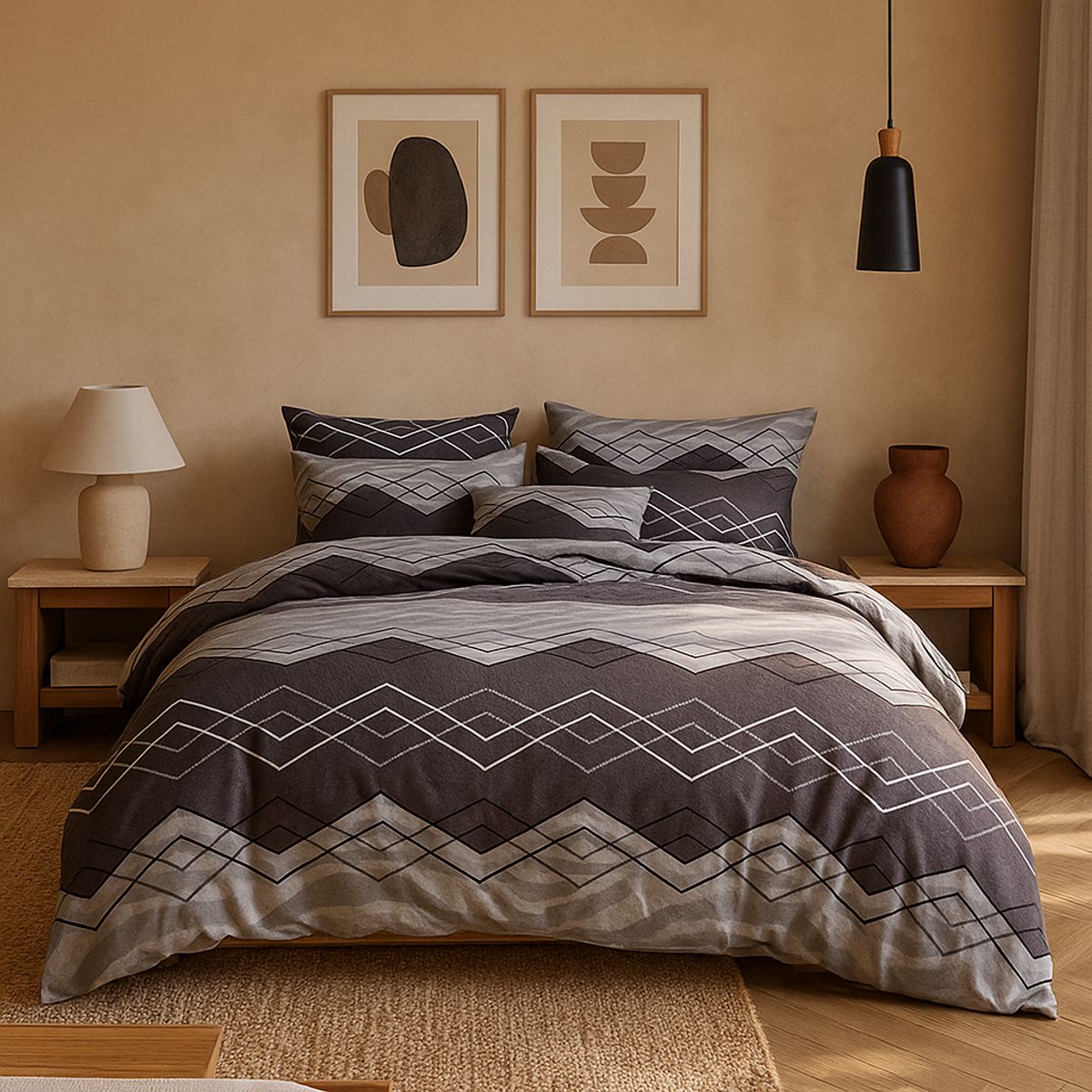 ARMONIA - Sábana 2½ Plazas 800 Hilos Diseño Americano 834D