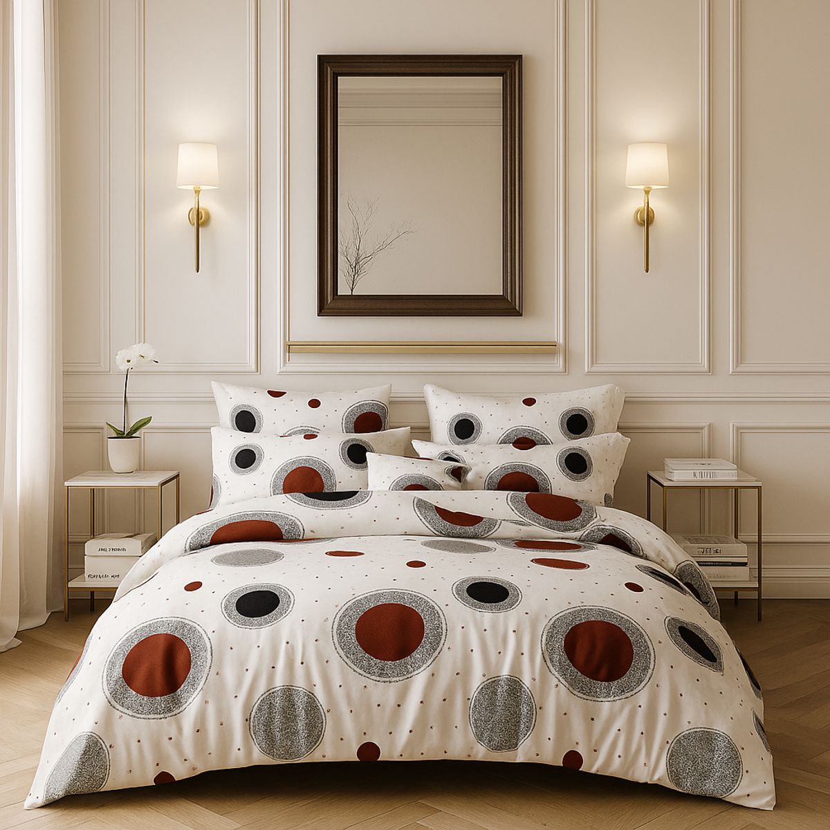 ARMONIA - Sábana 2½ Plazas 800 Hilos Diseño Americano 840J