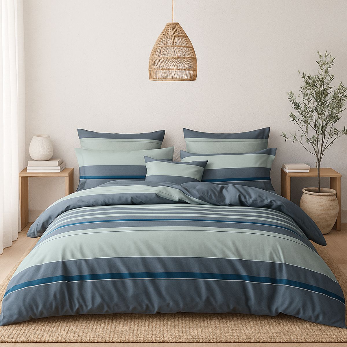 ARMONIA - Sábana 2 Plazas 800 Hilos Diseño Americano 835E 7EF