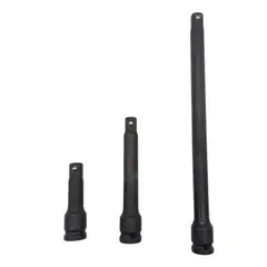 GENERICO - Extension De Impacto Dados 12 Juego 3 Piezas - Negro