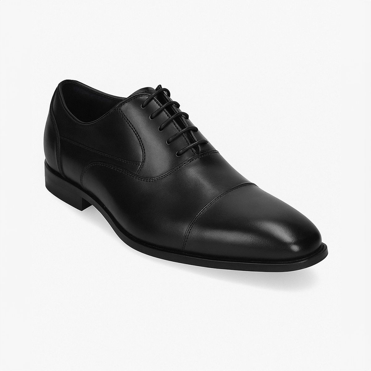 TRIAL - Zapato Formal Liso Cuero Negro