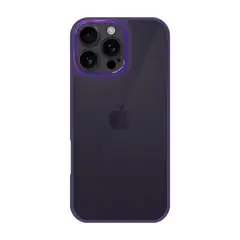 KBOD - Carcasa Antigolpes Efecto Polarizado Smok Para iPhone 16 Pro Max Morado