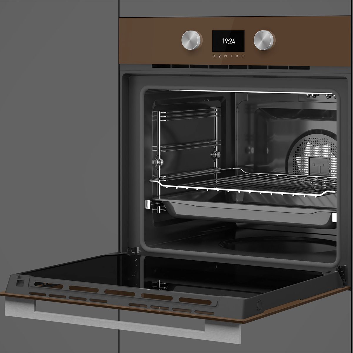 TEKA - Horno Empotrado Eléctrico 70 Lt Hlb-8600 London Brick Teka