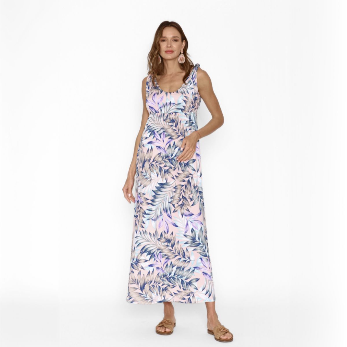 NALA - Vestido Lactancia Pía Hojas Rosa Nala Maternity