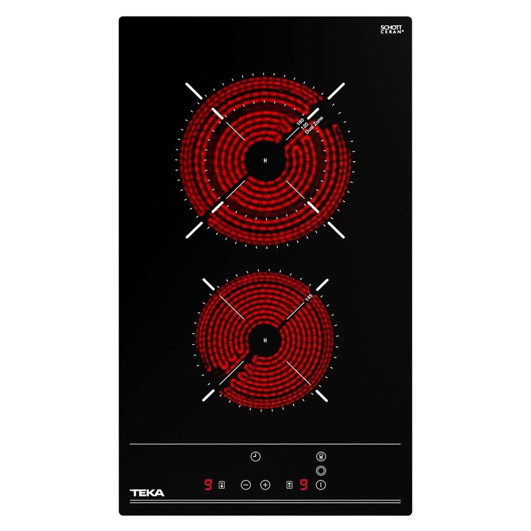 TEKA Encimera Vitrocerámica Eléctrica 2 Quemadores Tzc-32320 Bk Ttc