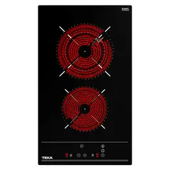 TEKA - Encimera Vitrocerámica Eléctrica 2 Quemadores Tzc-32320 Bk Ttc