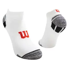 WILSON - Calcetines 5 Pack Hombre No Show Reforzados Blanco Talla 40 a 44