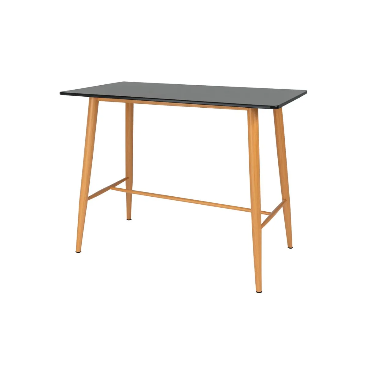 HABITA2 CHILE - MESA DE BAR ATLAS MDF NEGRO - NATURAL