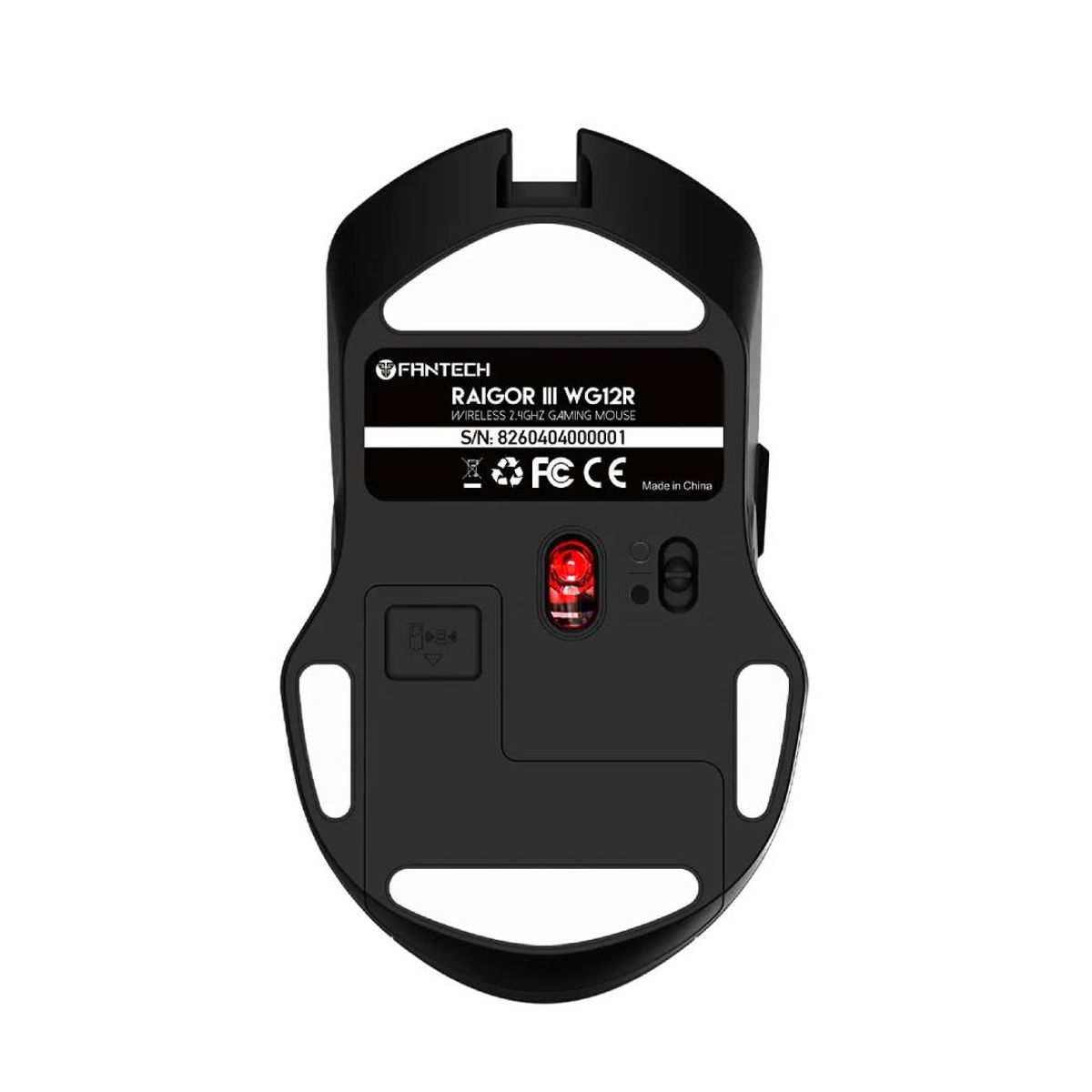FANTECH - Mouse Inalámbrico Fantech WG12R RAIGOR III Black