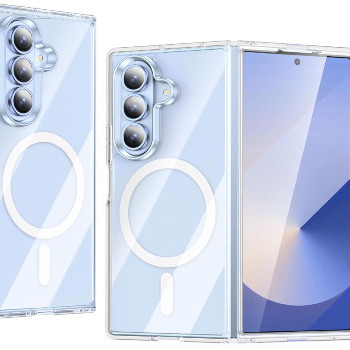 GENERICO - Carcasa Para Samsung Z Fold 7 Transparente MagSafe