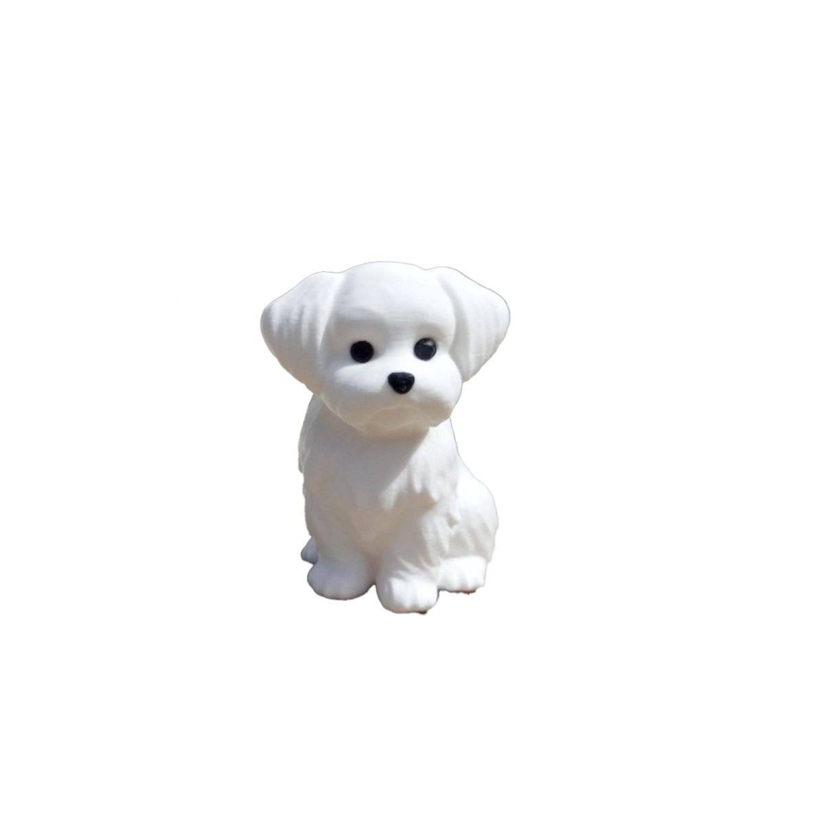GENERICO - Figura - Perro Maltés Miniatura