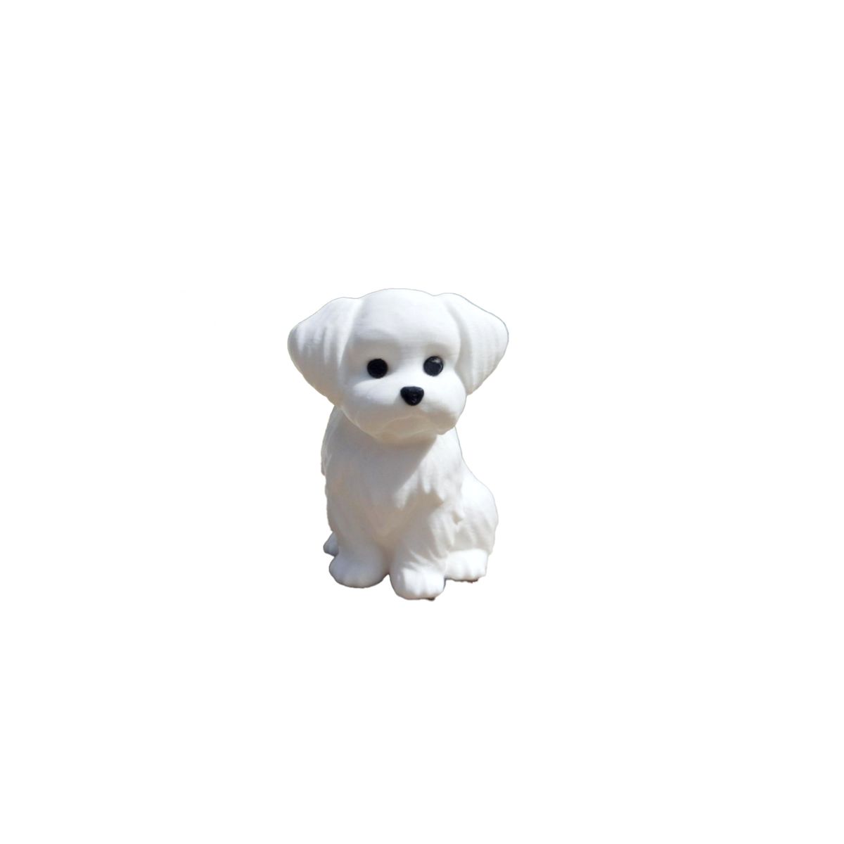 GENERICO - Figura - Perro Maltés Miniatura