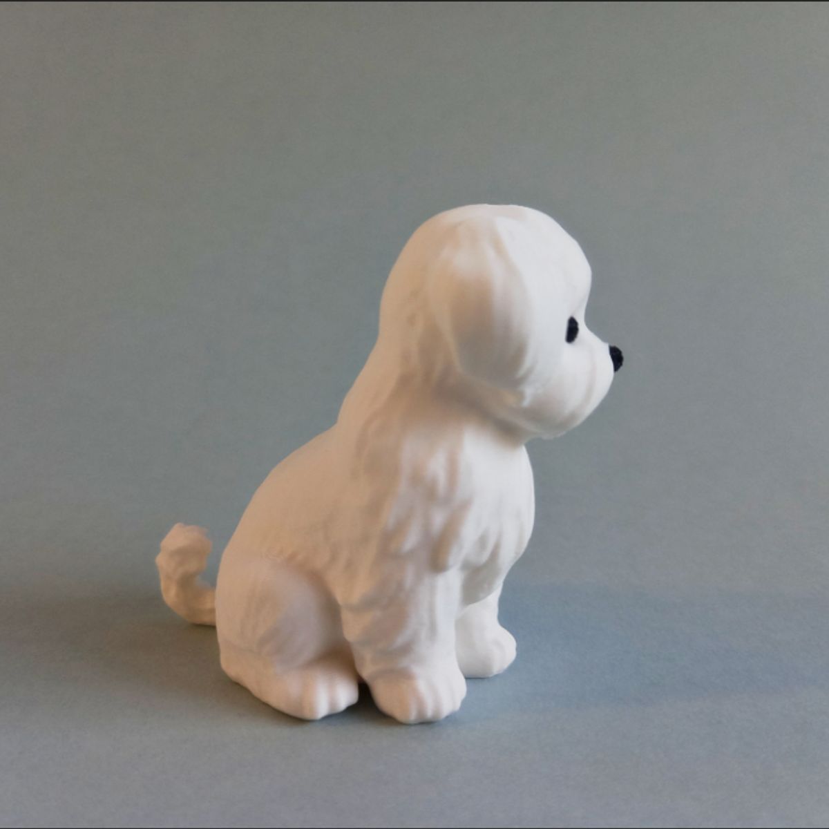 GENERICO - Figura - Perro Maltés Miniatura