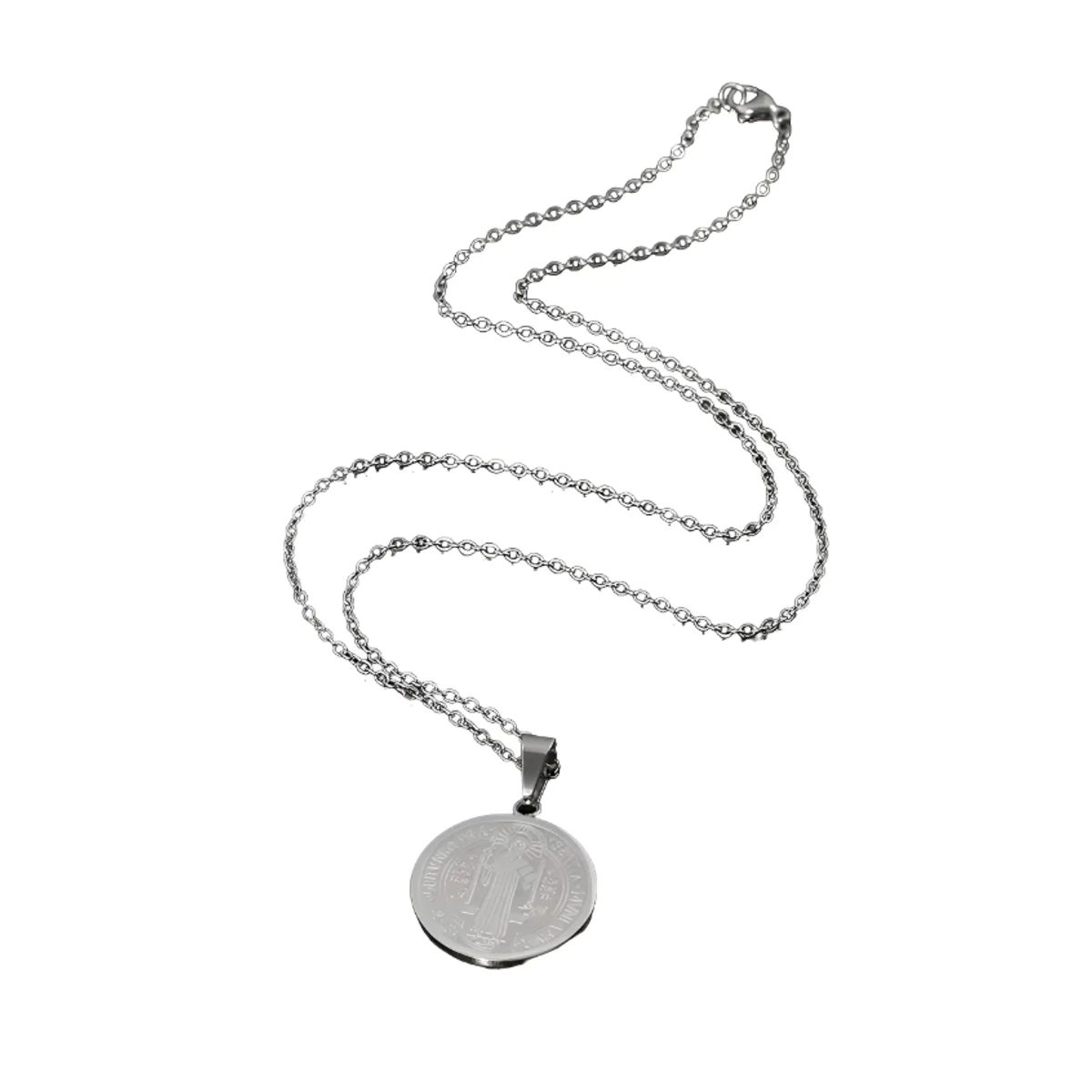 GENERICO - Collar Medalla Dije San Benito Hombre Mujer