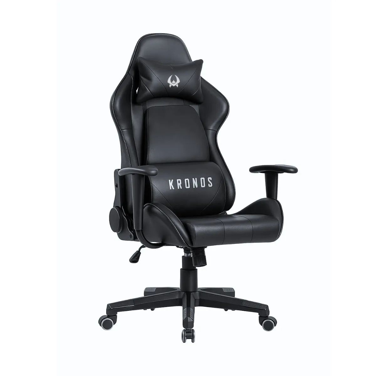 KRONOS - Cojín Soporte Lumbar y Cervical Kronos Silla Gamer Oficina o Auto