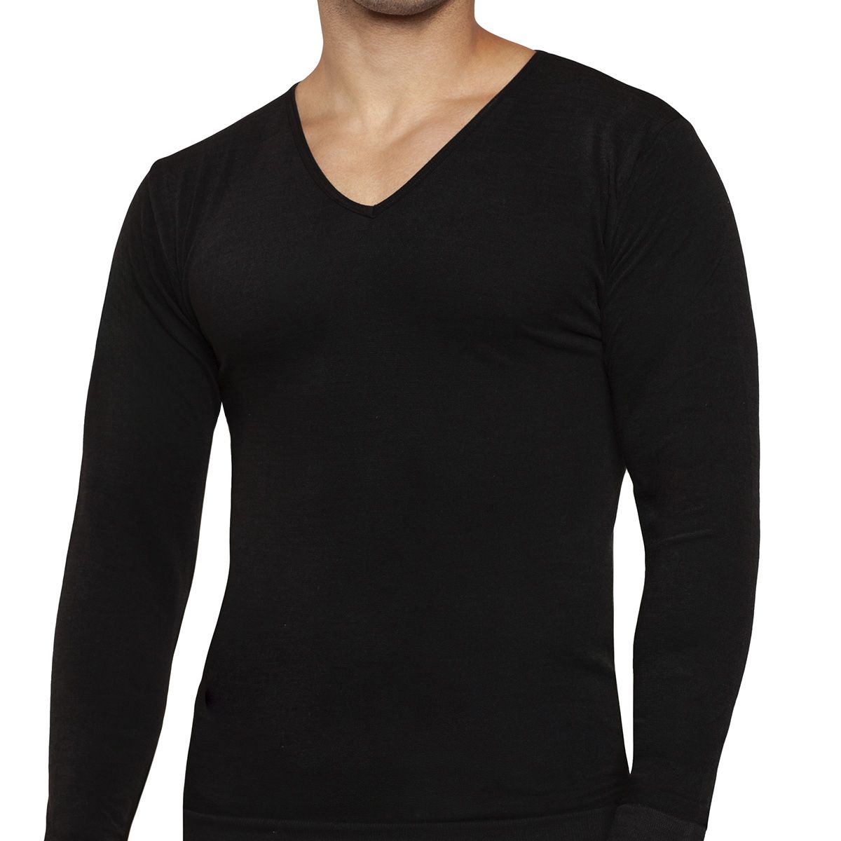 TAIS - Camiseta Primera Capa Cuello V Lana Merino Tais