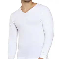 TAIS - Camiseta Primera Capa Cuello V Lana Merino