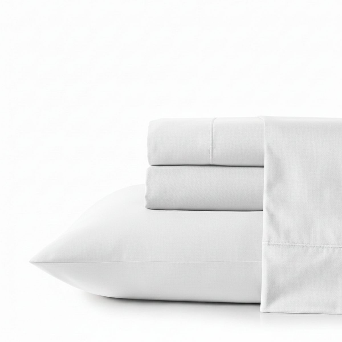 NAUTICA - Juego de sábanas Nautica 4 piezas microfibra 2 plazas blanca