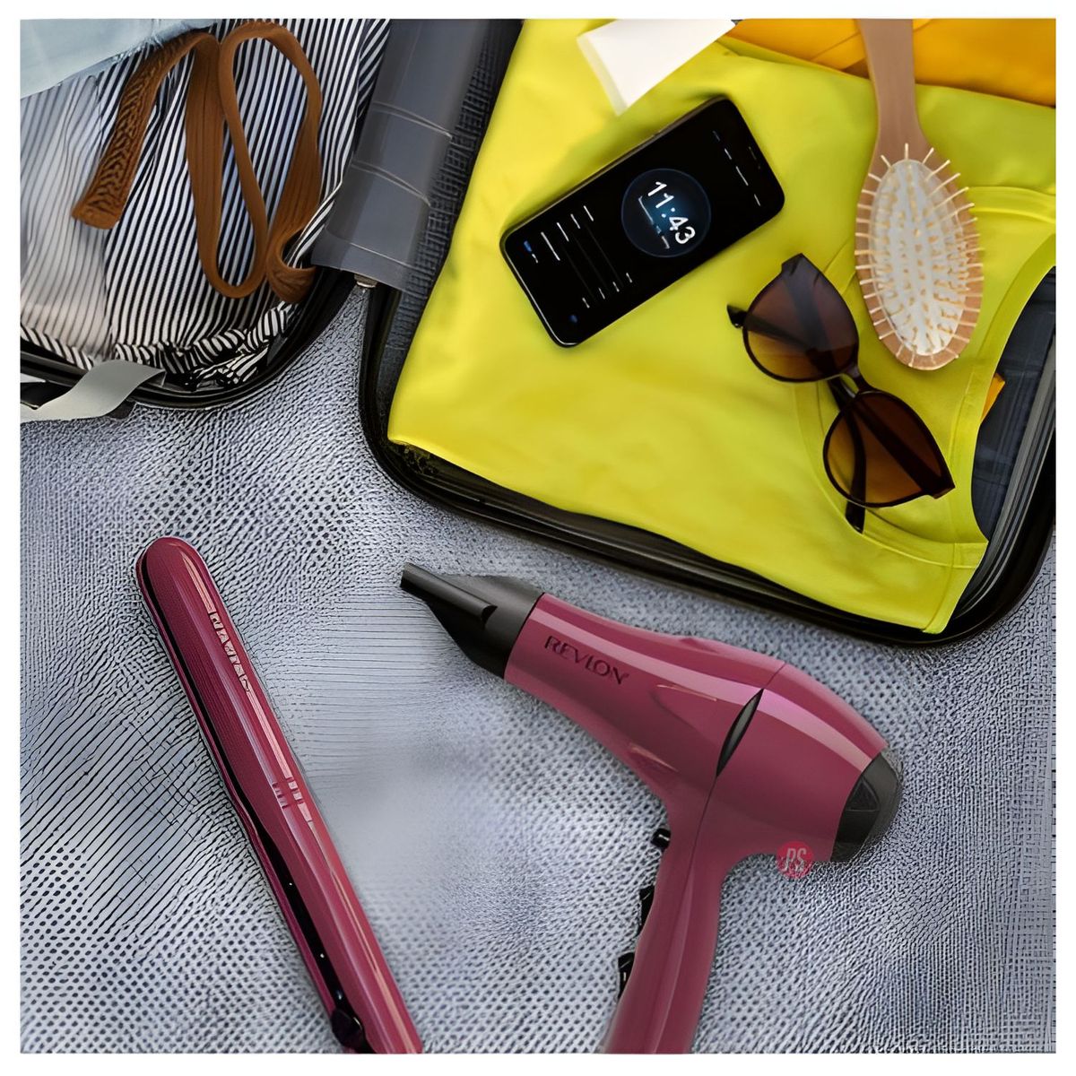 REVLON - Secador + Alisador Cerámico Combo Revlon Viaje - PS