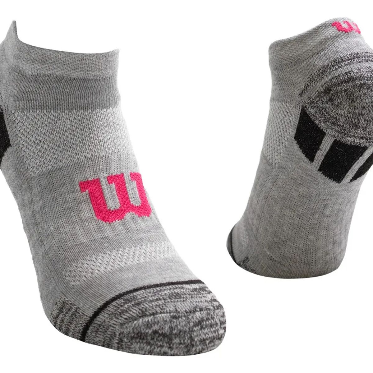 WILSON - Calcetines Wilson 5 Pack Mujer No Show Gris Talla 35 a 39