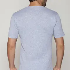 TAIS - Camiseta Cuello Polo Algodón Gris