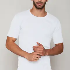 TAIS - Camiseta Cuello Polo Algodón Blanco