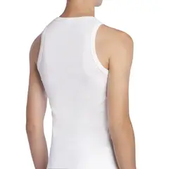 TAIS - Camiseta Musculosa Juvenil Algodón Negro