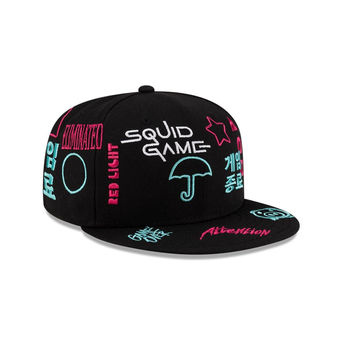 NEW ERA - Gorra 59Fifty Netflix Squid Game Netflix Inj Negro
