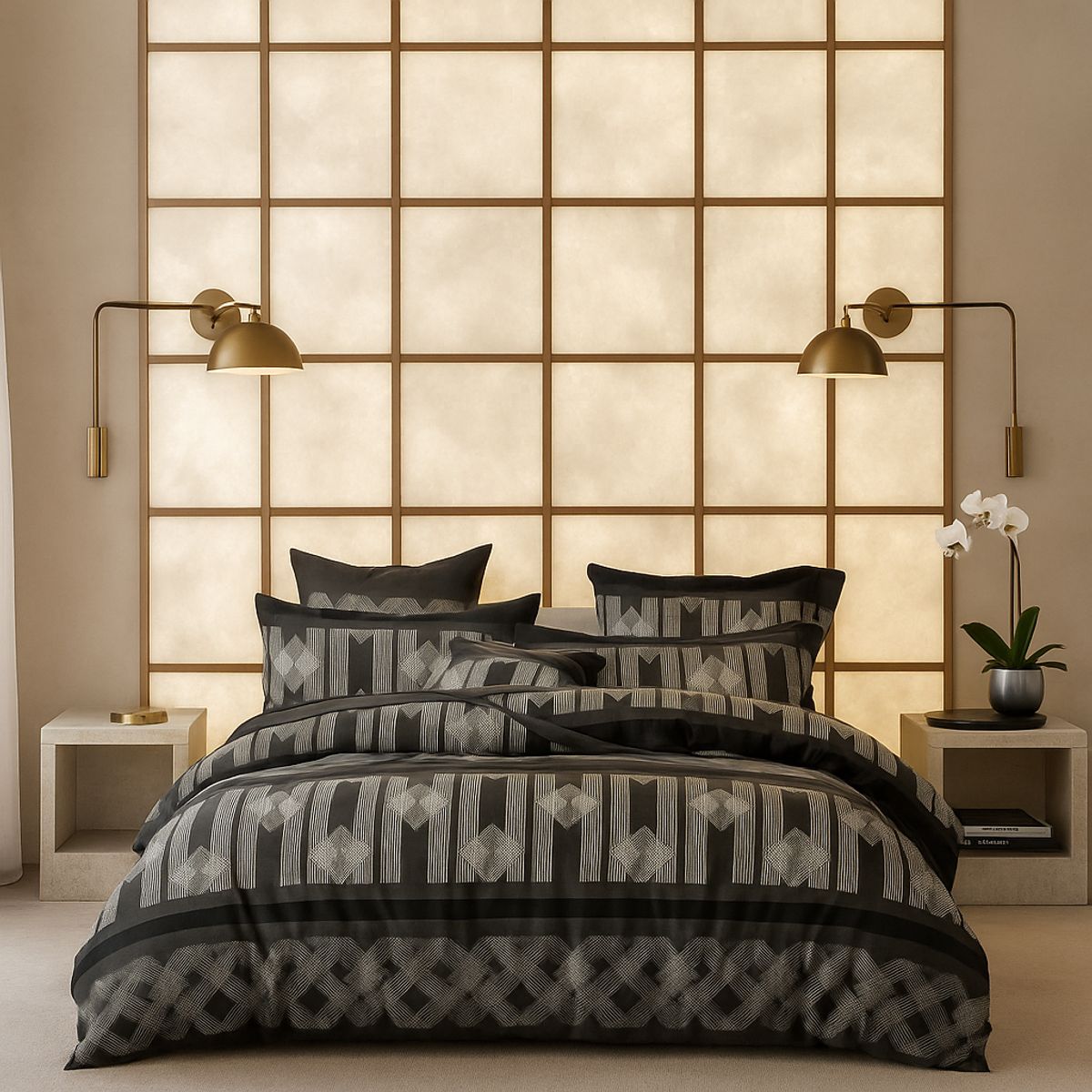 ARMONIA - Sábana 2 Plazas 800 Hilos Diseño Americano 832B