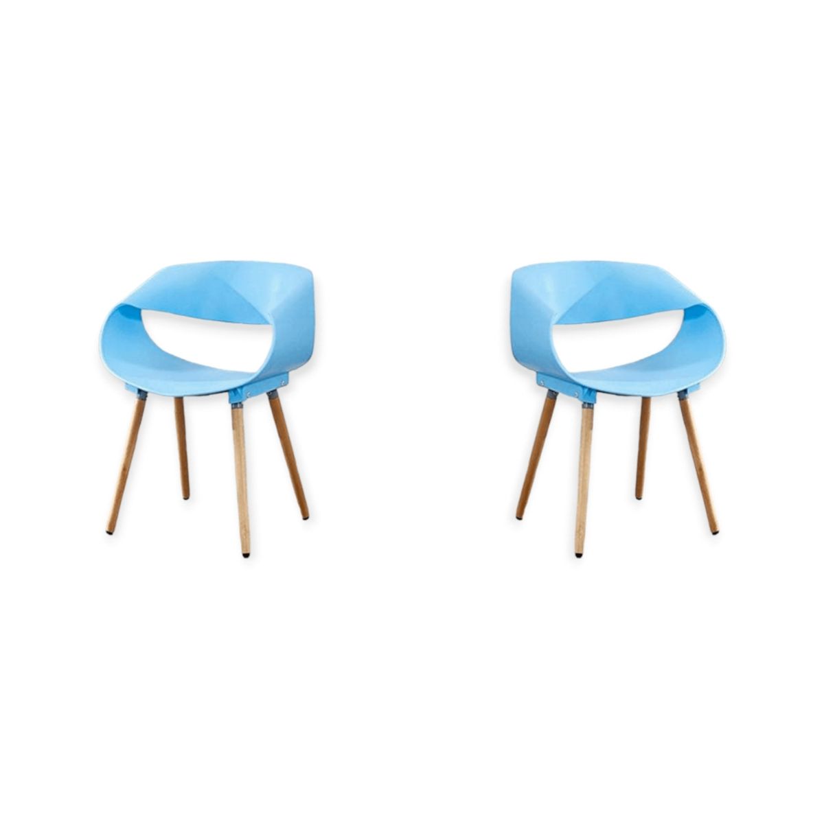 ARTIHOGAR - PACK 2 SITIAL  NORDIC COLOR AZUL CLARO