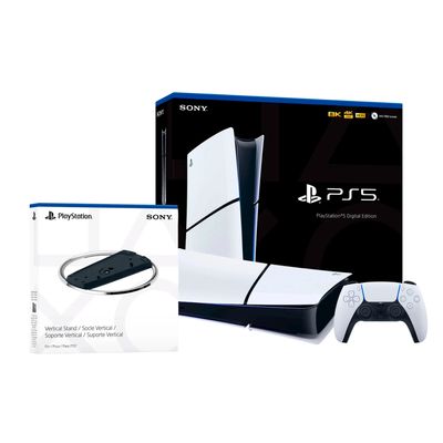 Sony Consola Playstation 5 Slim Edición Digital + Soporte