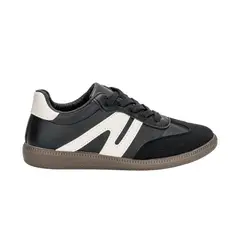 HERIEL - Zapatilla Negra Baja Hombre
