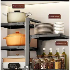 GENERICO - ORGANIZADOR DE OLLAS COLOR GRIS