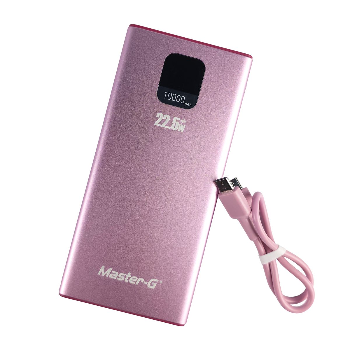 MASTER G - Batería Externa Power Bank 10000 Mah 225W UCP10PPD Rosada